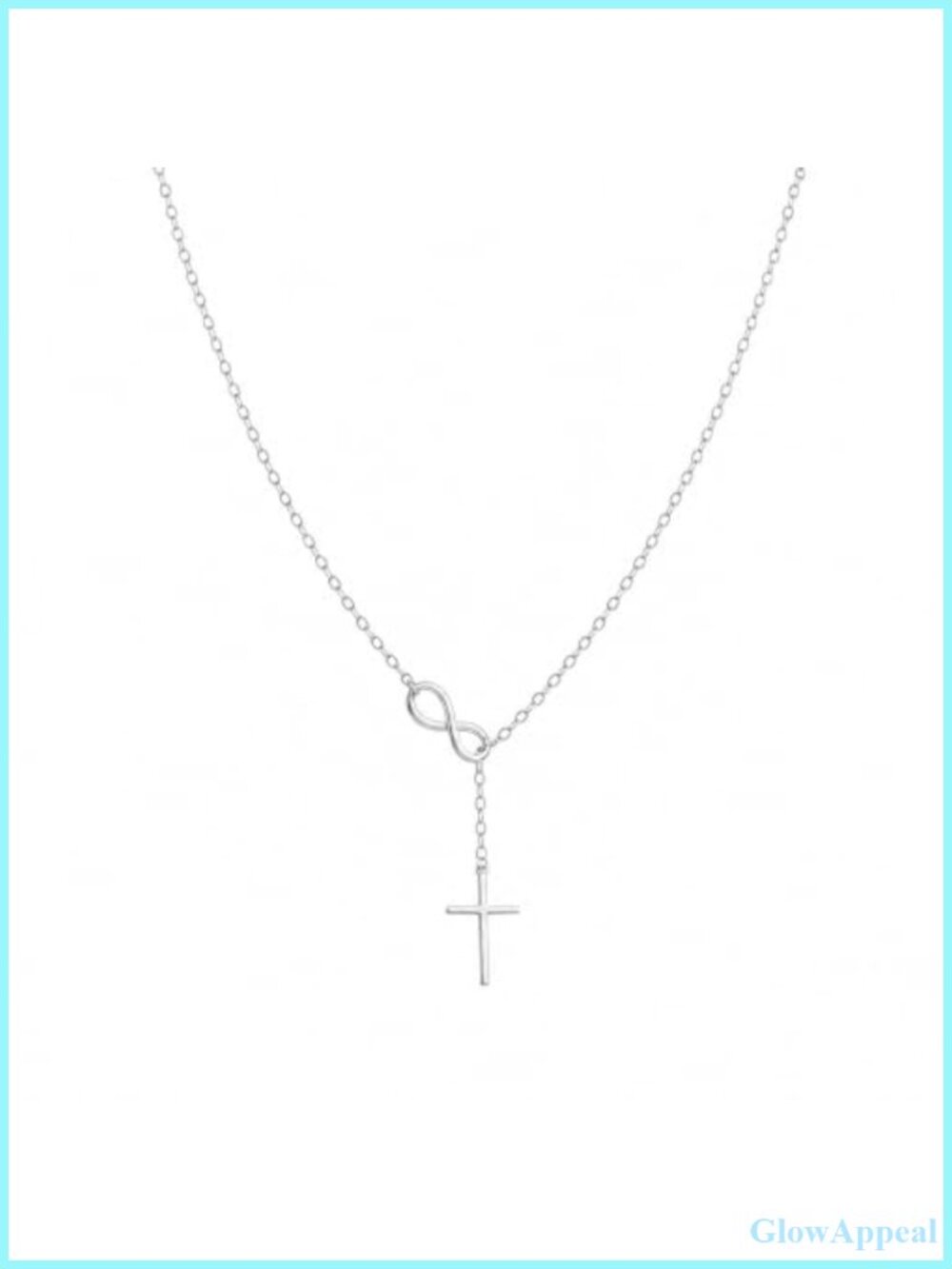 925 Sterling Silver Cross Necklace Chain 18 Inch with Extender for Women